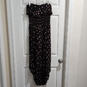 American Rag Black Floral Maxi Dress